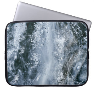 Housse Pour Ordinateur Portable Bouffée d'eau sur l'arrière - plan blanc