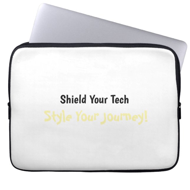 Housse Pour Ordinateur Portable Bougez Votre Tech, Style Votre Voyage ! (Devant)