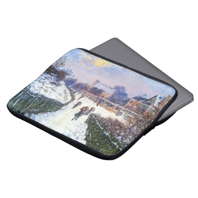 Housse Pour Ordinateur Portable Boulevard Saint Denis Argenteuil par Claude Monet (Devant haut)