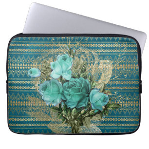 Housse Pour Ordinateur Portable Bouquet de Seafoam