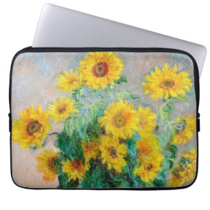 Housse Pour Ordinateur Portable Bouquet de tournesols Claude Monet