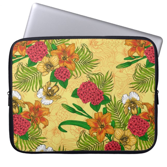 Housse Pour Ordinateur Portable Bouquet tropical (Devant)