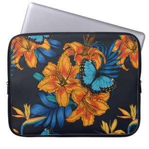 Housse Pour Ordinateur Portable Bouquet tropical