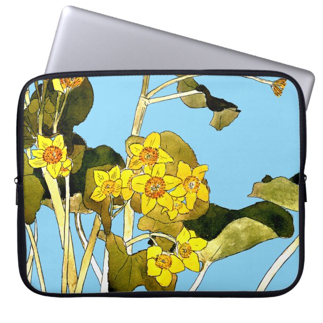 Housse Pour Ordinateur Portable Boutons Art Nouveau (Devant)