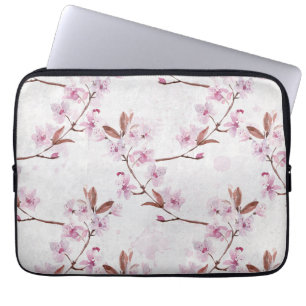 Housse Pour Ordinateur Portable Branches de fleurs de cerisier de printemps