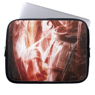 Housse Pour Ordinateur Portable Bras droit rougeoyant de Ryu