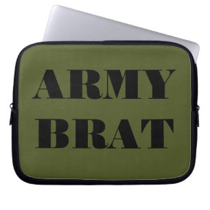 Housse Pour Ordinateur Portable Brat de l'Armée de Manches Ordinateur Portable