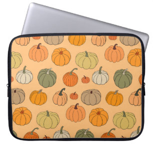Housse Pour Ordinateur Portable Bright automne vintage sans couture motif arrière 