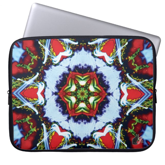 Housse Pour Ordinateur Portable Brindle Kaleidoscope (Devant)