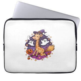 Housse Pour Ordinateur Portable Broomstick Giraffe