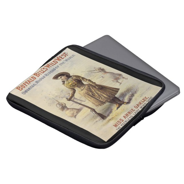 Housse Pour Ordinateur Portable Buffalo Bill's Wild West Show avec Annie Oakley (Devant haut)