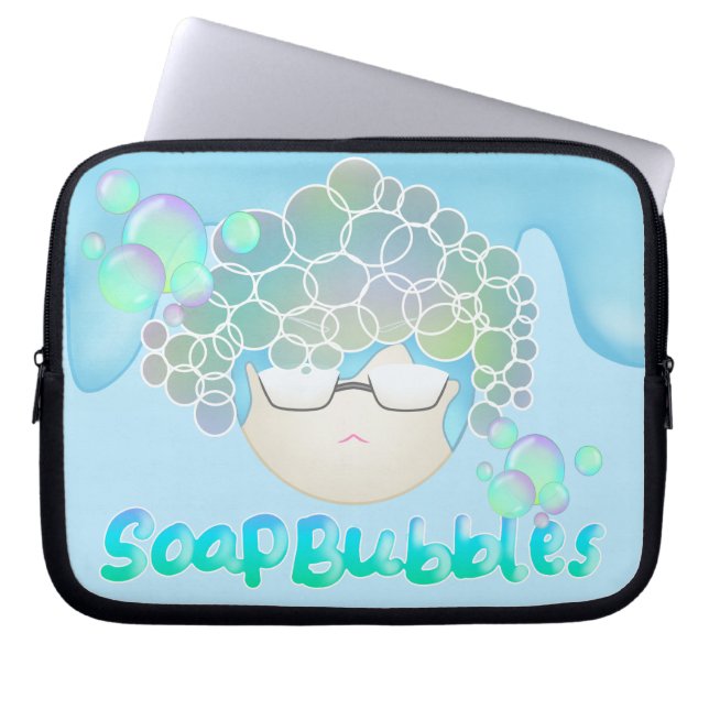 Housse Pour Ordinateur Portable Bulles de saut (Devant)