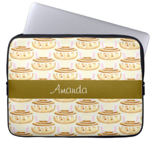 Housse Pour Ordinateur Portable Bunny Sweet Dessert cannon Bun