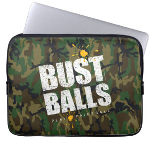 Housse Pour Ordinateur Portable Bust Bust Balls de Painball