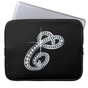 Housse Pour Ordinateur Portable C Script Faux-"Diamant"