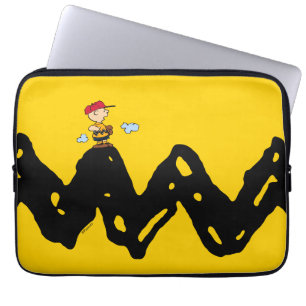 Housse Pour Ordinateur Portable cacahuètes   Charlie Baseball Brown