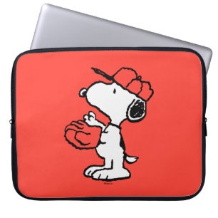 Housse Pour Ordinateur Portable cacahuètes   Snoopy Making the Catch