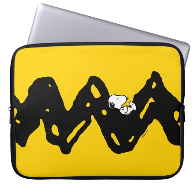 Housse Pour Ordinateur Portable cacahuètes | Snoopy Nap (Devant)