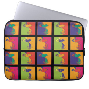 Housse Pour Ordinateur Portable cacahuètes   Snoopy Pop Art Moderne