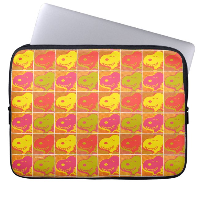 Housse Pour Ordinateur Portable cacahuètes | Snoopy Pop Art Motif (Devant)