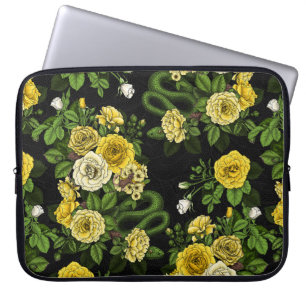 Housse Pour Ordinateur Portable Caché en rose, jaune et vert