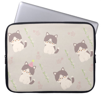 Housse Pour Ordinateur Portable caches d'ordinateur portable motif chat