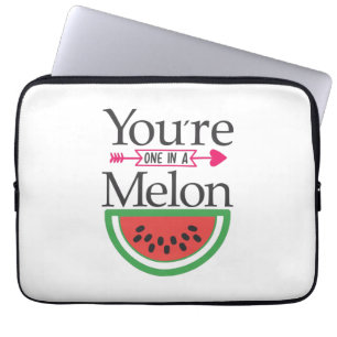 Housse Pour Ordinateur Portable Cadeau Couple Vous Êtes Un Dans Un Melon