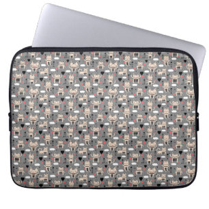 Housse Pour Ordinateur Portable Cadeau de chat Cute Chat Motif Enfant