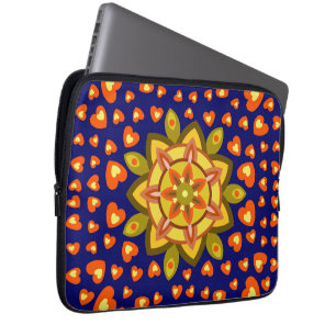 HOUSSE POUR ORDINATEUR PORTABLE CADEAU PETIT AMI PETITE AMIE MARI FEMME COEUR D'AM
