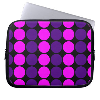 Housse Pour Ordinateur Portable Cadeaux élégants pour des filles : Pois rose et