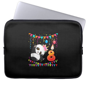 Housse Pour Ordinateur Portable Cadeaux Fille 8 Ans 8e Anniversaire Panda Licorne