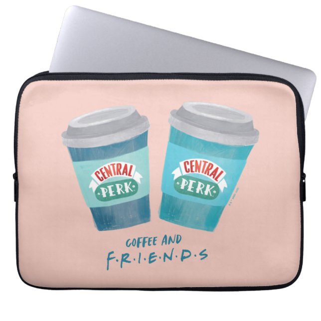 Housse Pour Ordinateur Portable Café et amis™ (Devant)