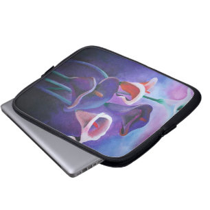 Housse Pour Ordinateur Portable Callas Violet Lilac Et Violet Art