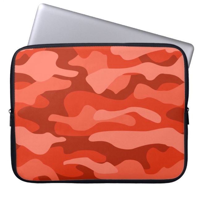 Housse Pour Ordinateur Portable Camo monochrome Soda orange (Devant)