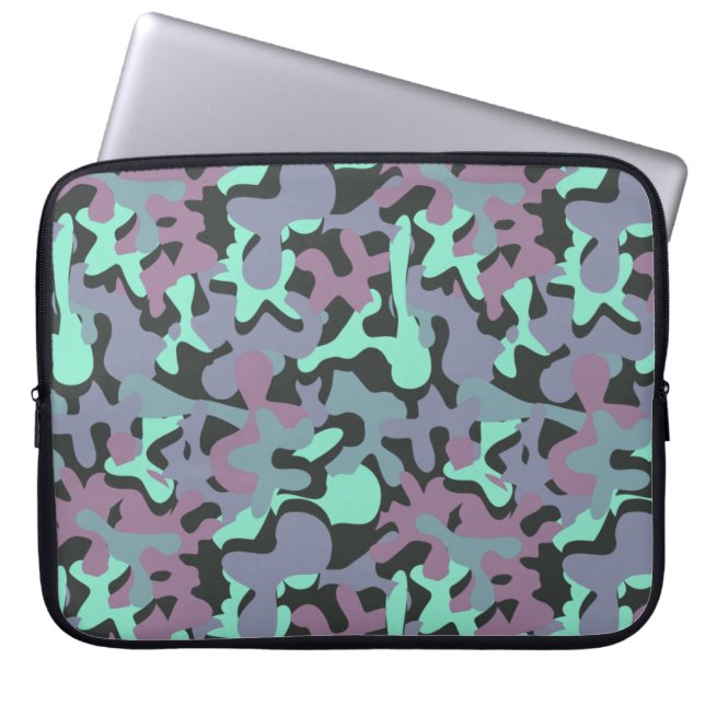 Housse Pour Ordinateur Portable Camo signature de givre (Devant)