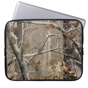 Housse Pour Ordinateur Portable Camouflage de Camo chassant le vrai arbre 15"