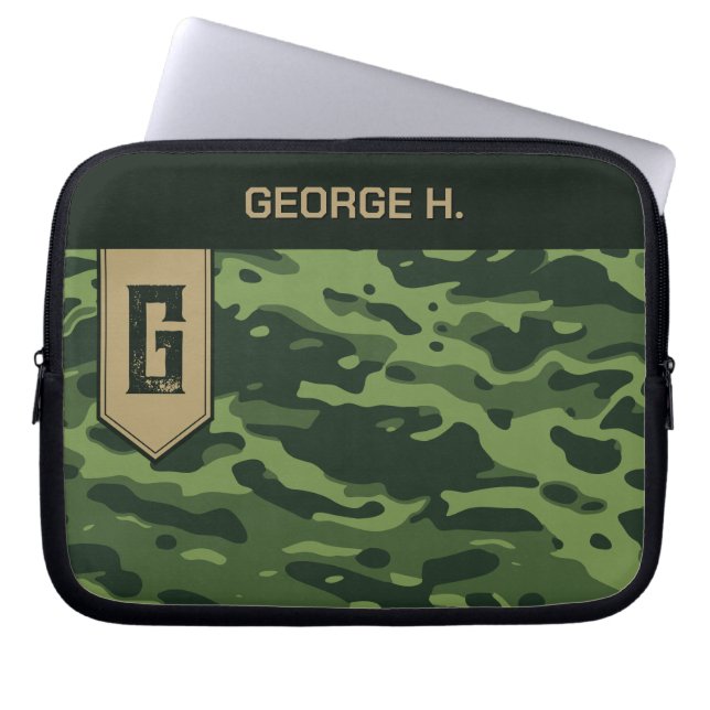 Housse Pour Ordinateur Portable Camouflage Pattern (Devant)