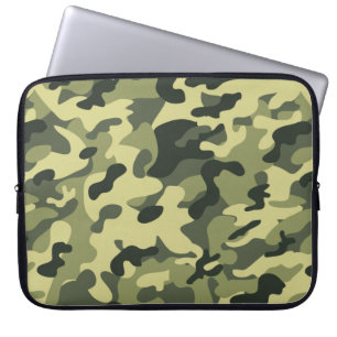 Housse Pour Ordinateur Portable Camouflage Vert Armée Ordinateur Portable Coque S