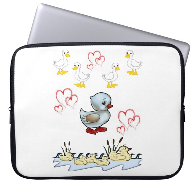 Housse Pour Ordinateur Portable Canard à manches pour ordinateur portable (Devant)