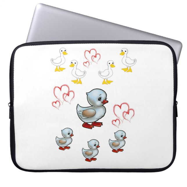 Housse Pour Ordinateur Portable Canard à manches pour ordinateur portable (Devant)