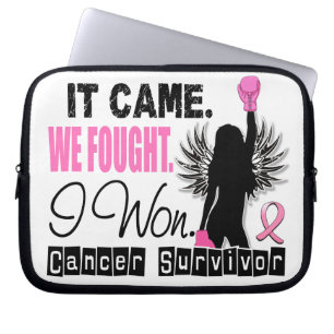 Housse Pour Ordinateur Portable Cancer du sein du survivant 22