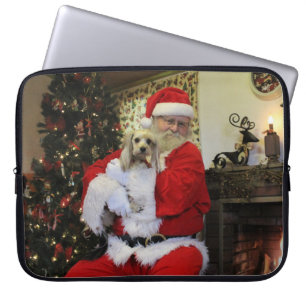 Housse Pour Ordinateur Portable Caoutchouteux et Père Noël