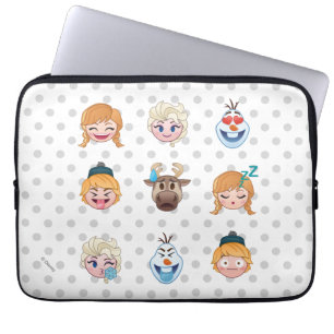 Housse Pour Ordinateur Portable Caractères Emoji congelés