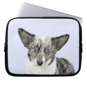 Housse Pour Ordinateur Portable Cardigan Welsh Corgi Peinture - Art Chien original