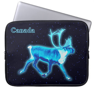 Housse Pour Ordinateur Portable Caribou bleu (rennes)