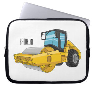 Housse Pour Ordinateur Portable Caricature à rouleaux de route