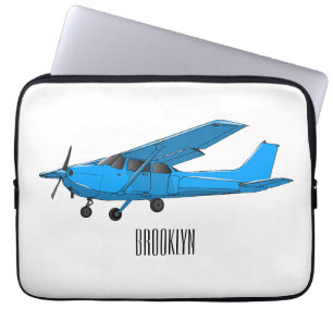 Housse Pour Ordinateur Portable Caricature d'avion à voilure fixe
