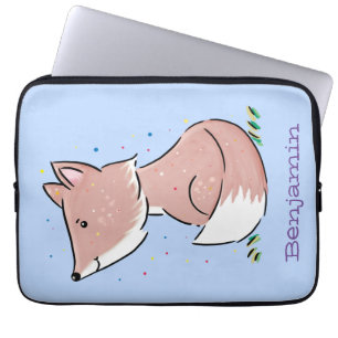 Housse Pour Ordinateur Portable Caricature pour bébé renard