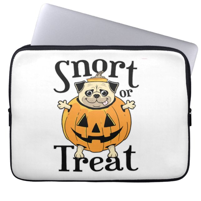 Housse Pour Ordinateur Portable Carlin d'Halloween (Devant)