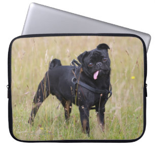 Housse Pour Ordinateur Portable Carlin noir collant Tounge